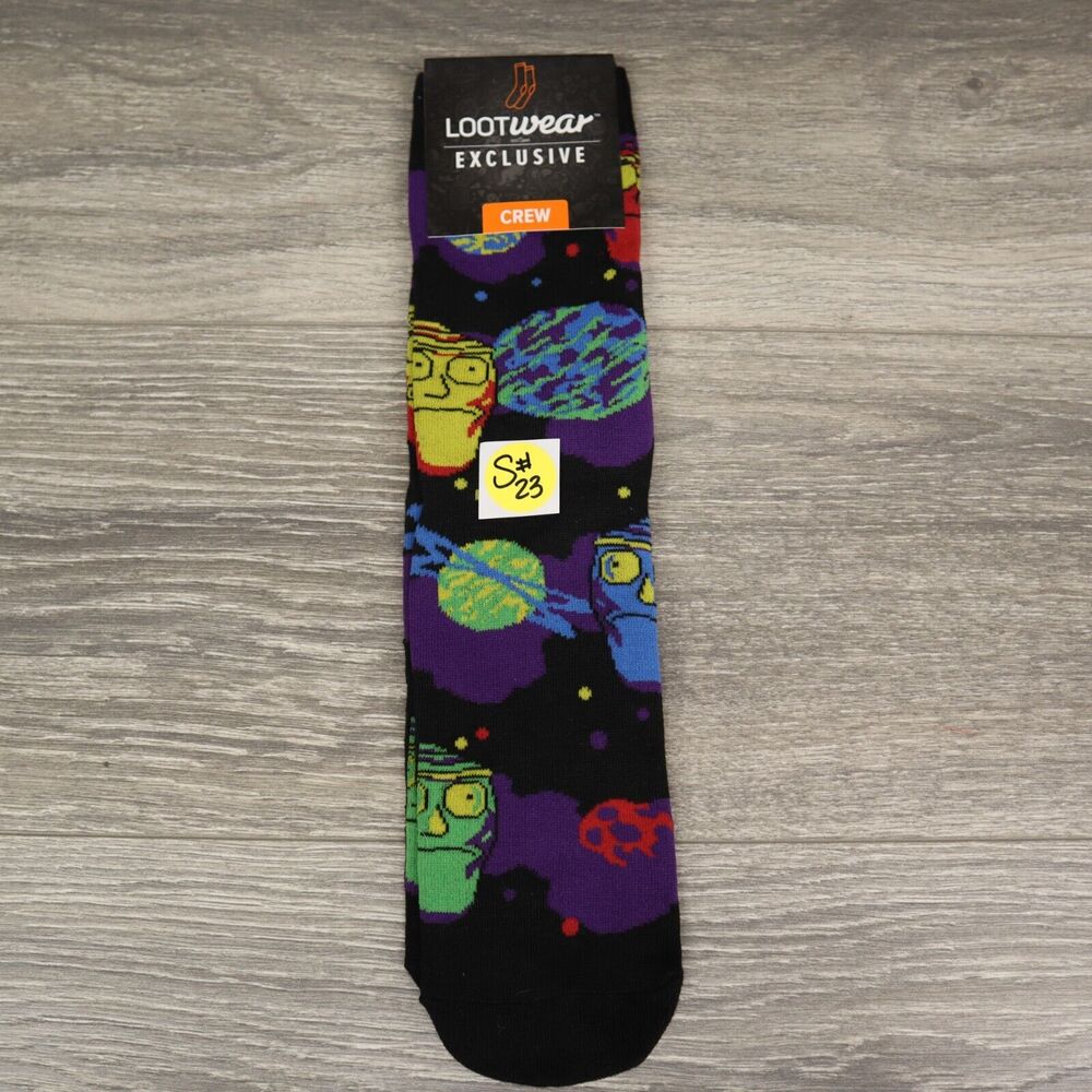 Loot Crate Wear X5 Pairs Animated TV Mix and Match Adult Non-Slip Socks - Picture 8 of 12